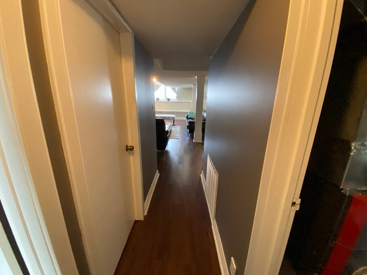 Suite entry to lounge — North of Sixty suite